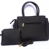 LUXURY HANDBAG WITH DETACHABLE STRAP & MINI POUCH