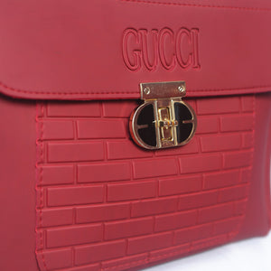 LUXURY HANDBAG WITH DETACHABLE STRAP & MINI POUCH