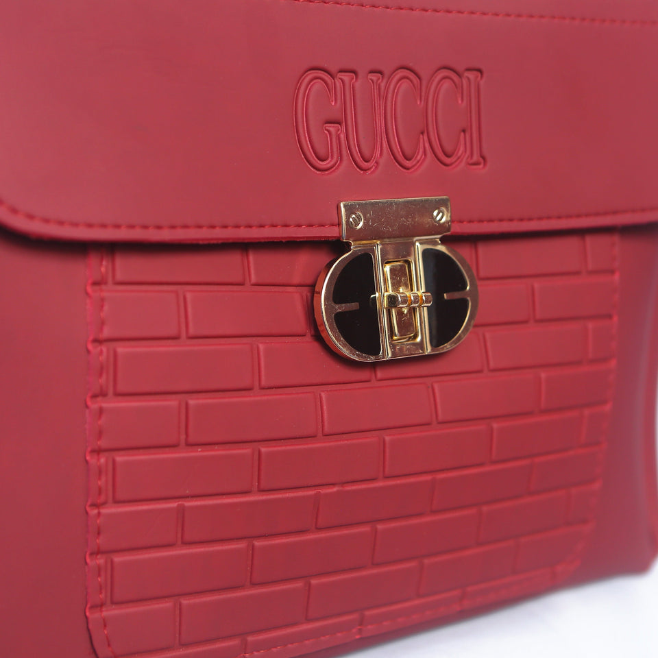 LUXURY HANDBAG WITH DETACHABLE STRAP & MINI POUCH