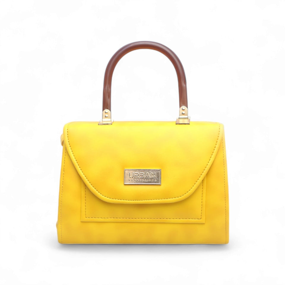 Stylish handbags with Acrylic handle